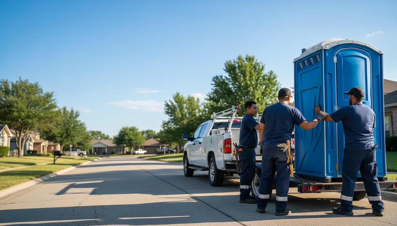 Portable Toilet Rental in Mclean, TX near me
